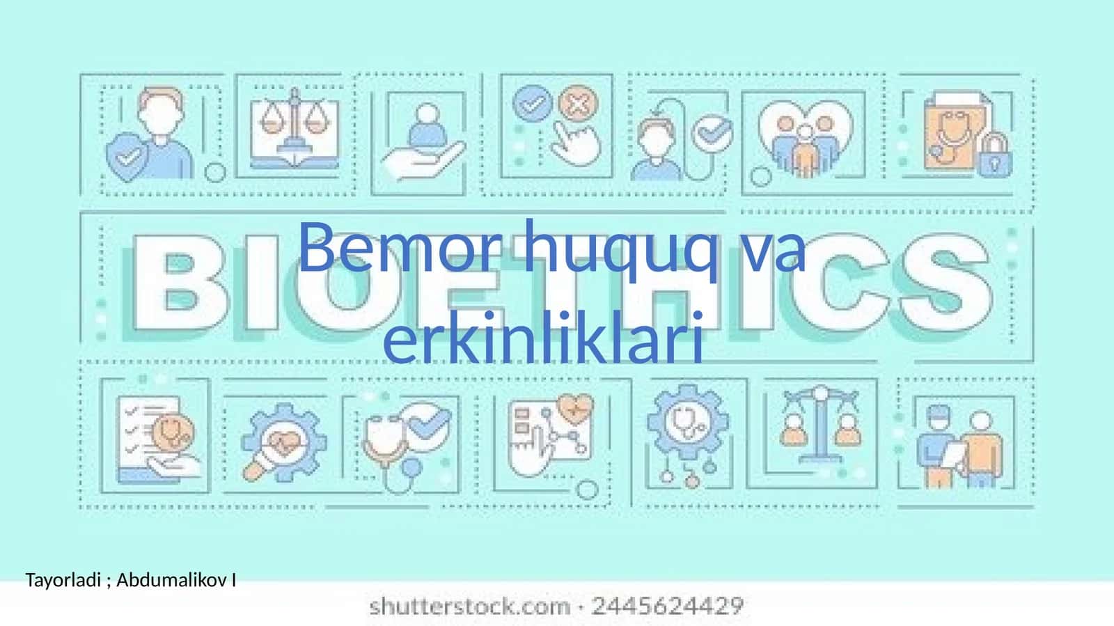 Bemor huquqlari va erkinliklari 1
