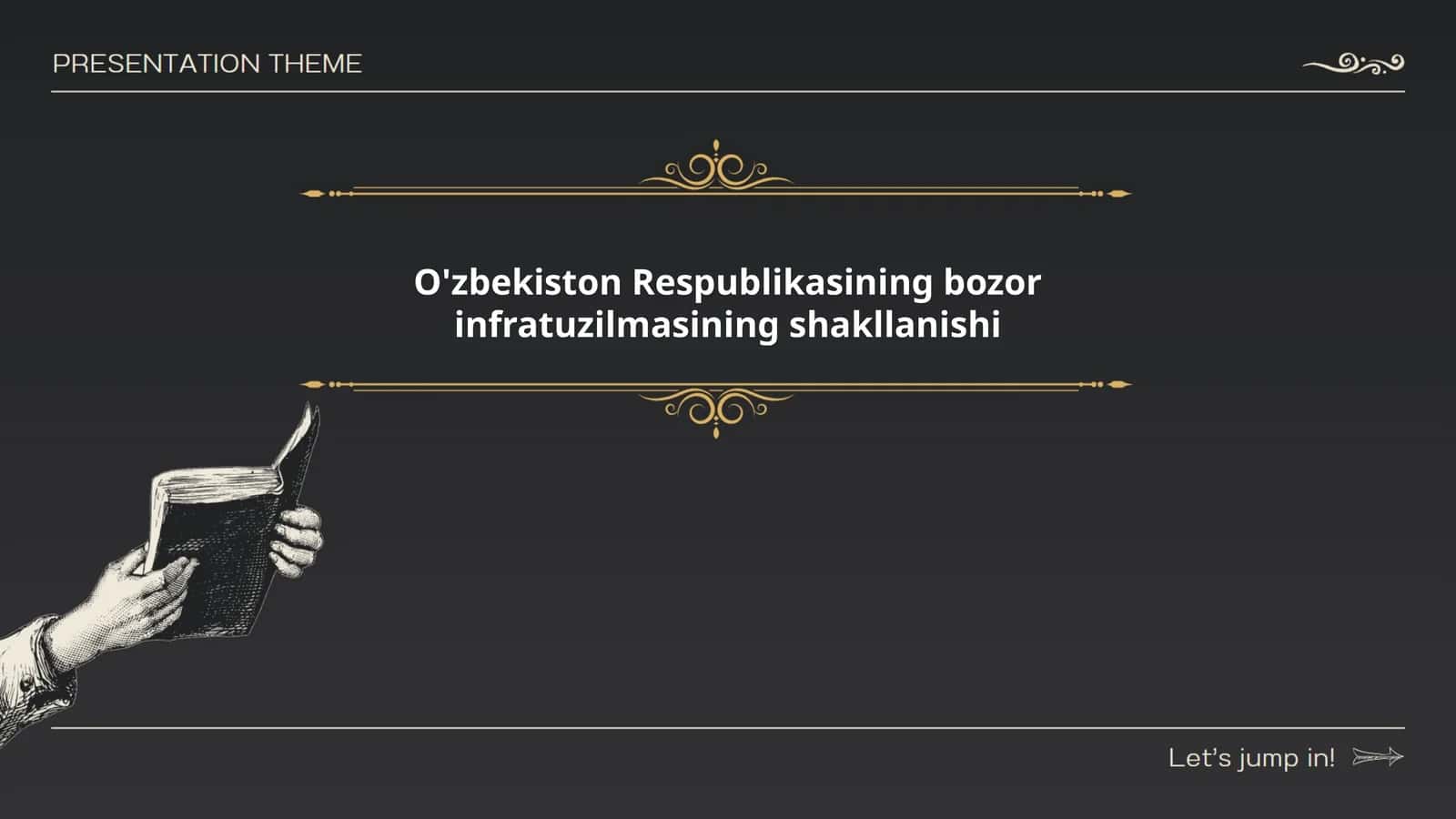 O'zbekiston Respublikasining bozor infratuzilmasining shakllanishi 1