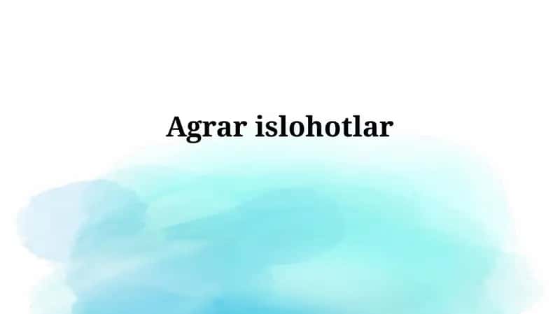 Agrarislohotlar 1