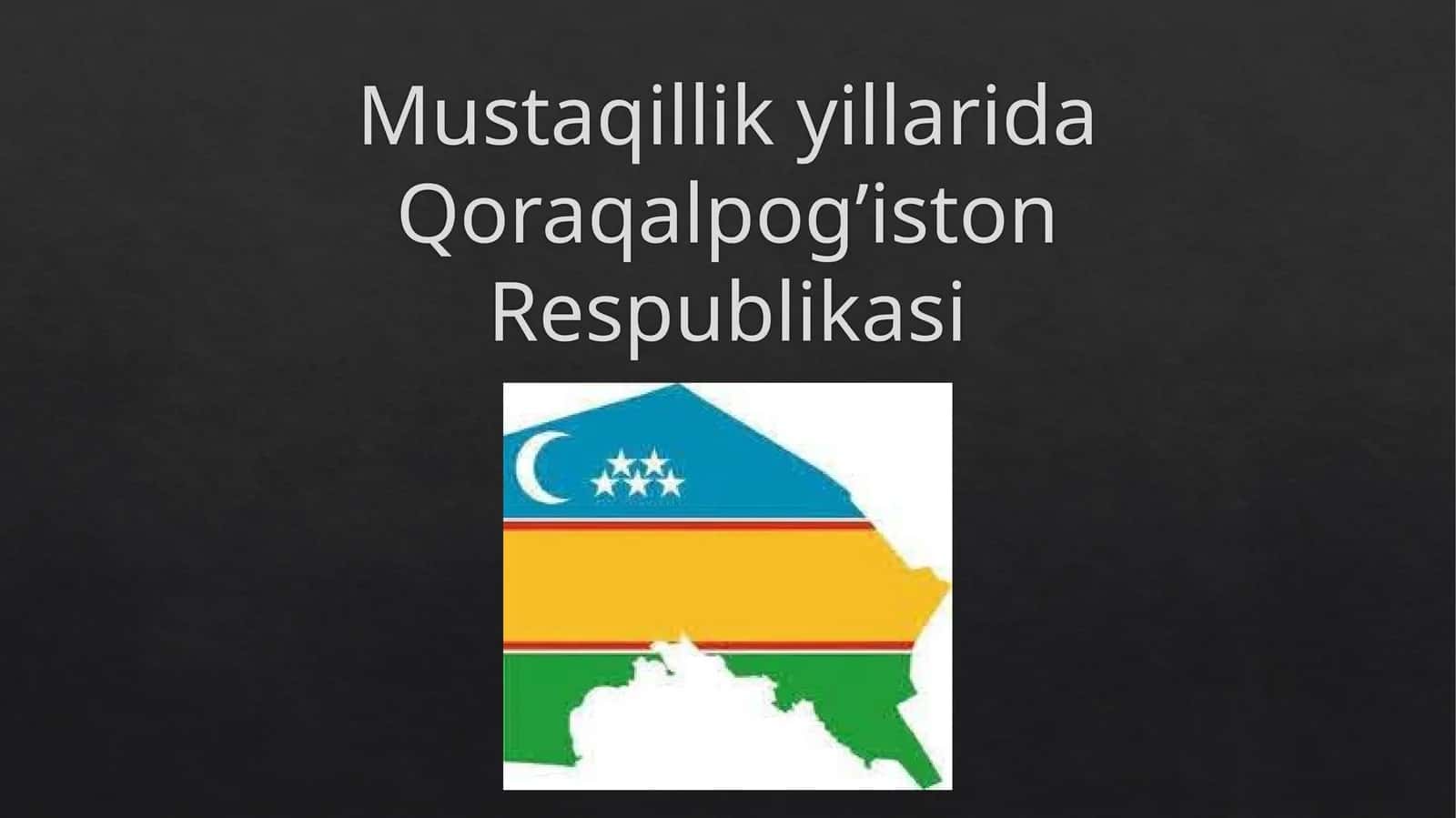 Qoraqalpoq xalqi tarixi 1