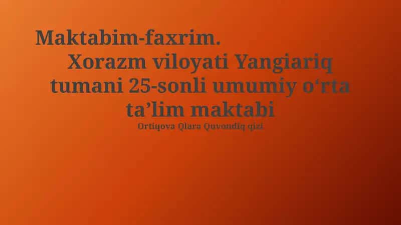 Maktabim-faxrim 1