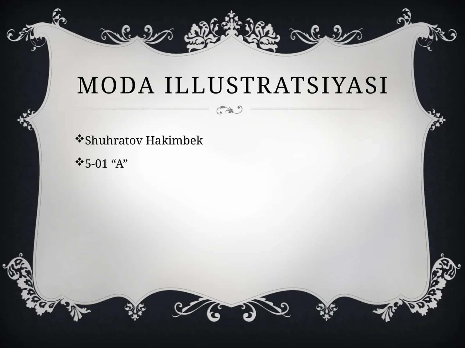 Moda illustratsiyasi 1