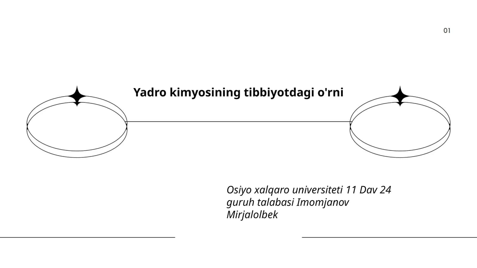 Yadro kimyosining tibbiyotdagi o'rni 1