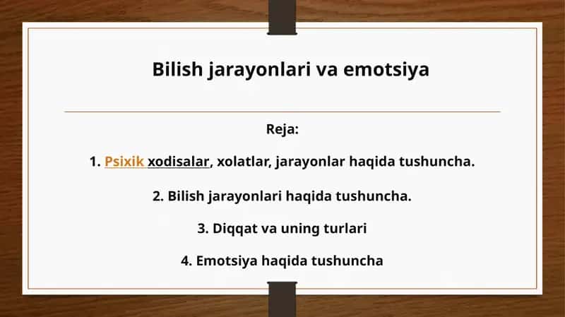 Psixikxodisalar 1