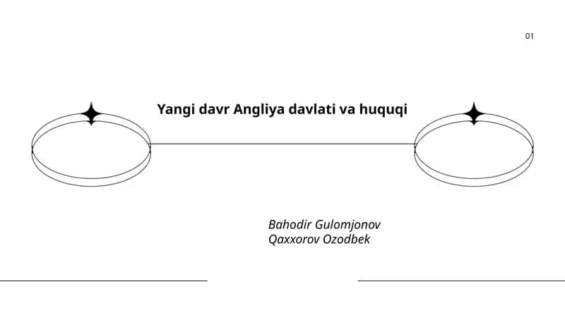 Yangi davr Angliya davlati va huquqi 1