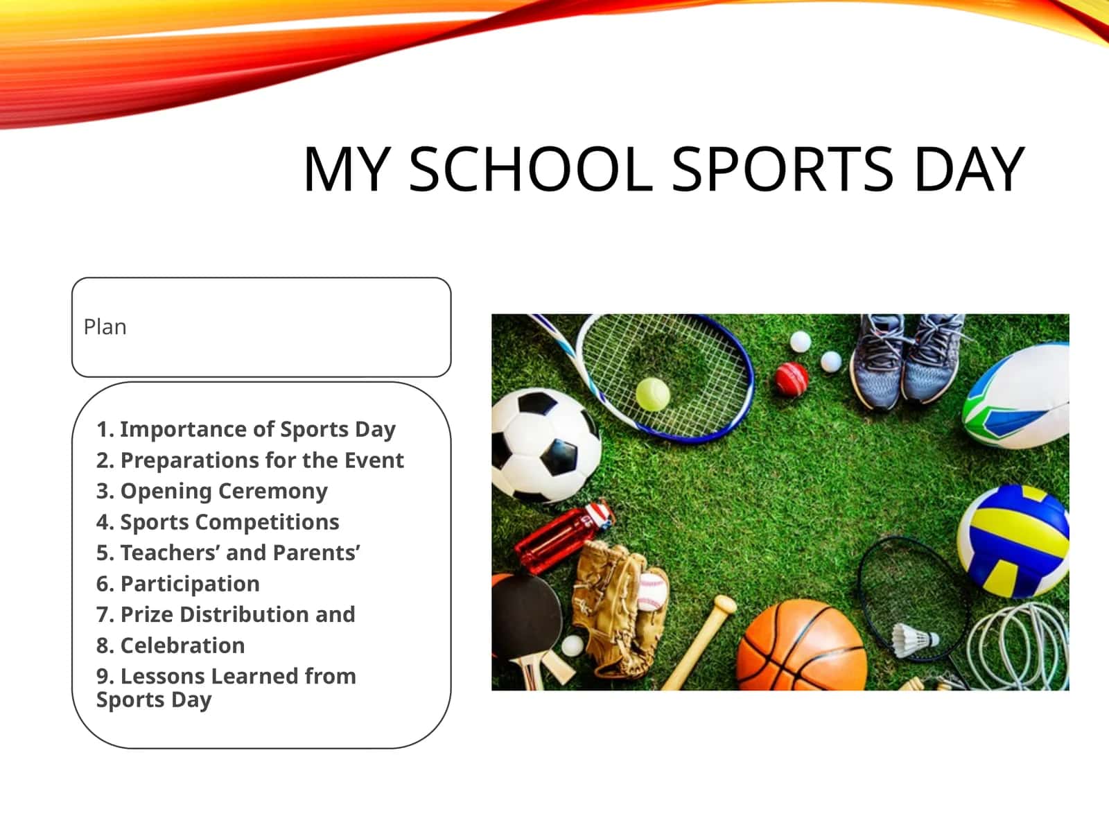 My School Sports Day 1