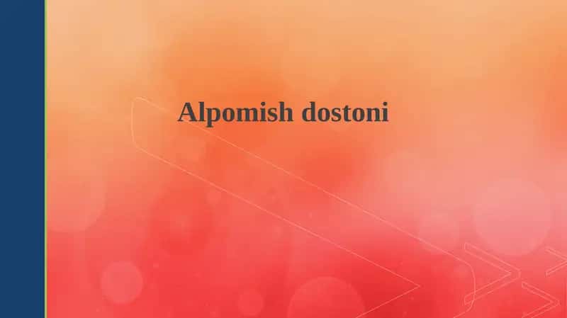 Alpomishdostoni 1
