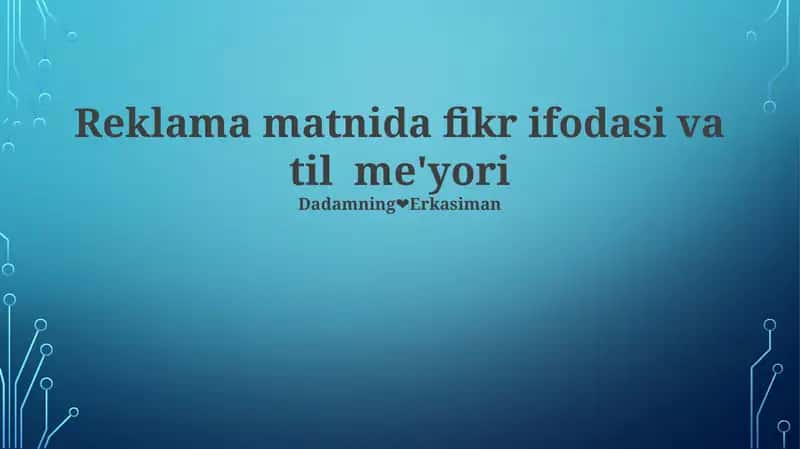 Shior va shiorlar: Qisqa xabarlarni yaratish 1