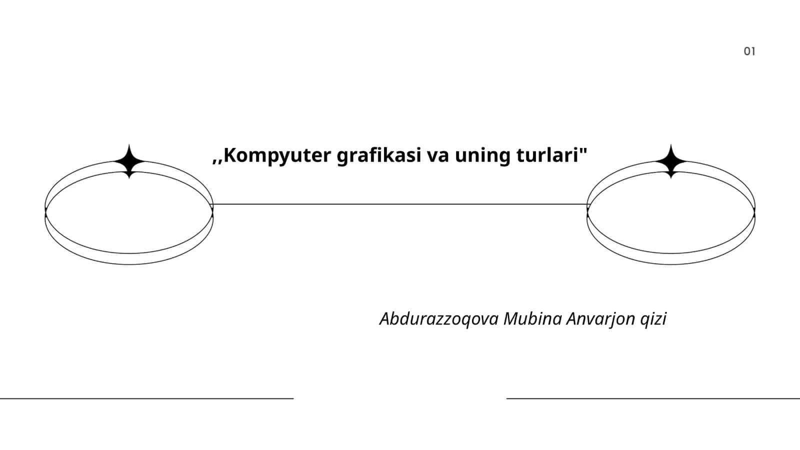 Kompyuter grafikasi va uning turlari 1
