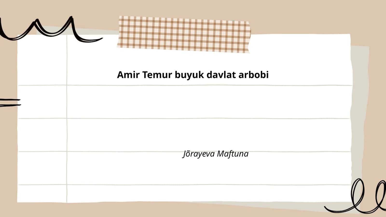 Amir Temur buyuk davlat arbobi 1