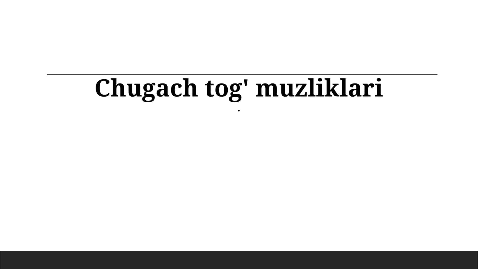 Chugach tog' muzliklari 1