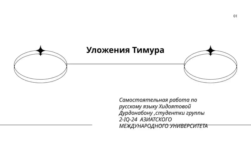 Уложения Тимура 1