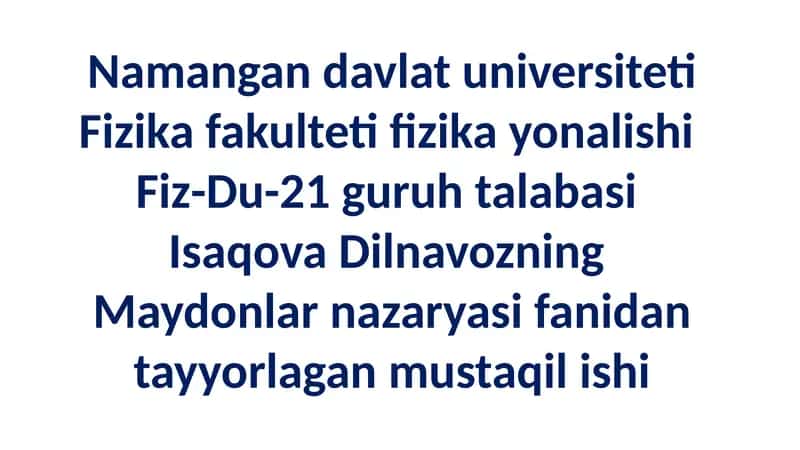 Skalyar Funksiyaning Yonalish Boyicha Hosilasi va Gradienti 1