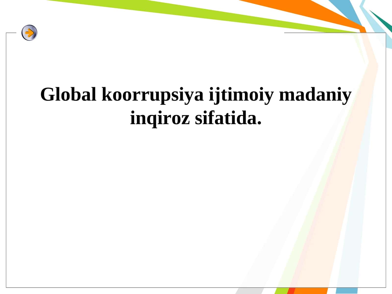 Korruptsiyaga qarshi kurash 1