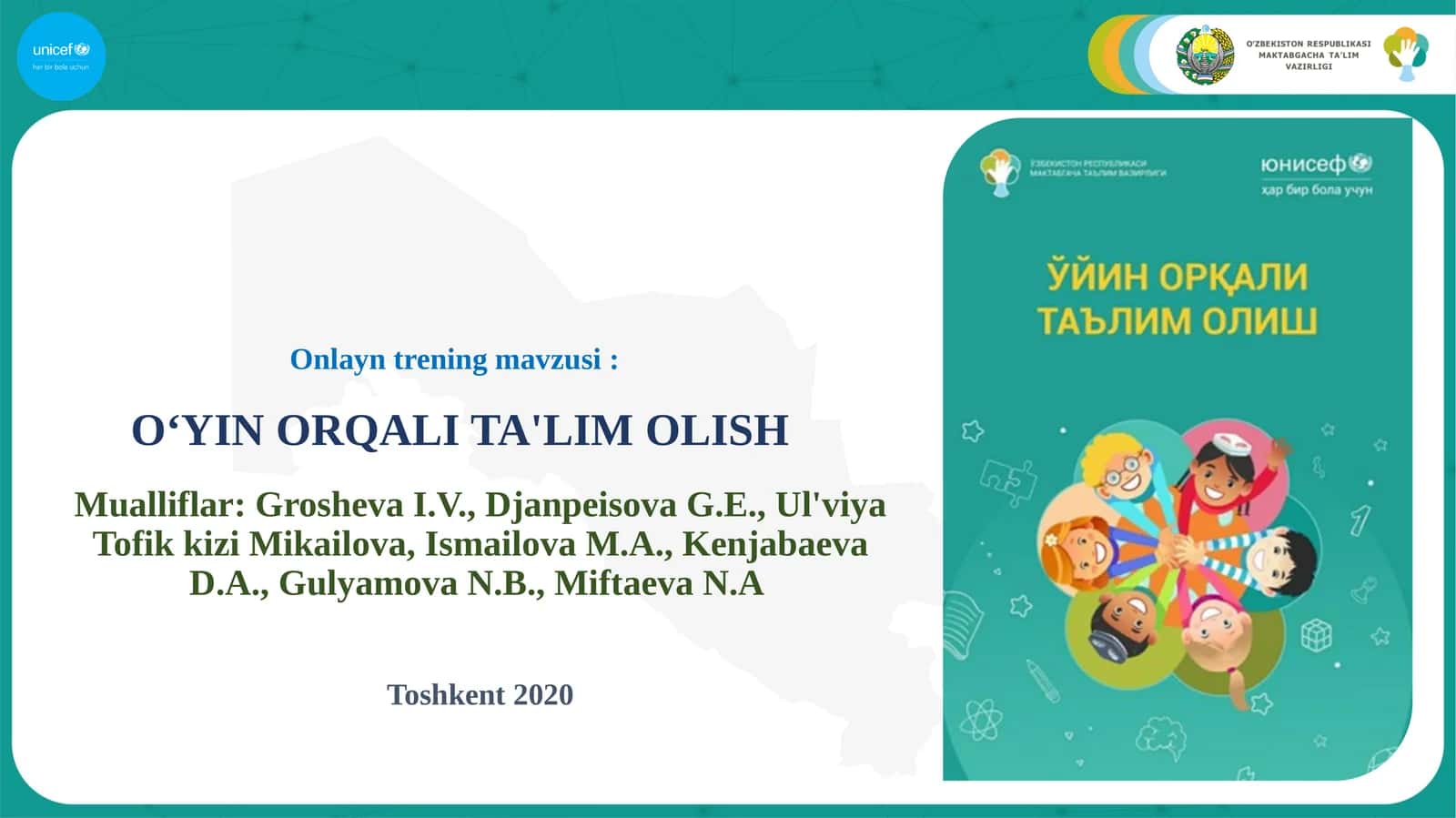 O‘YIN ORQALI TA'LIM OLISH 1