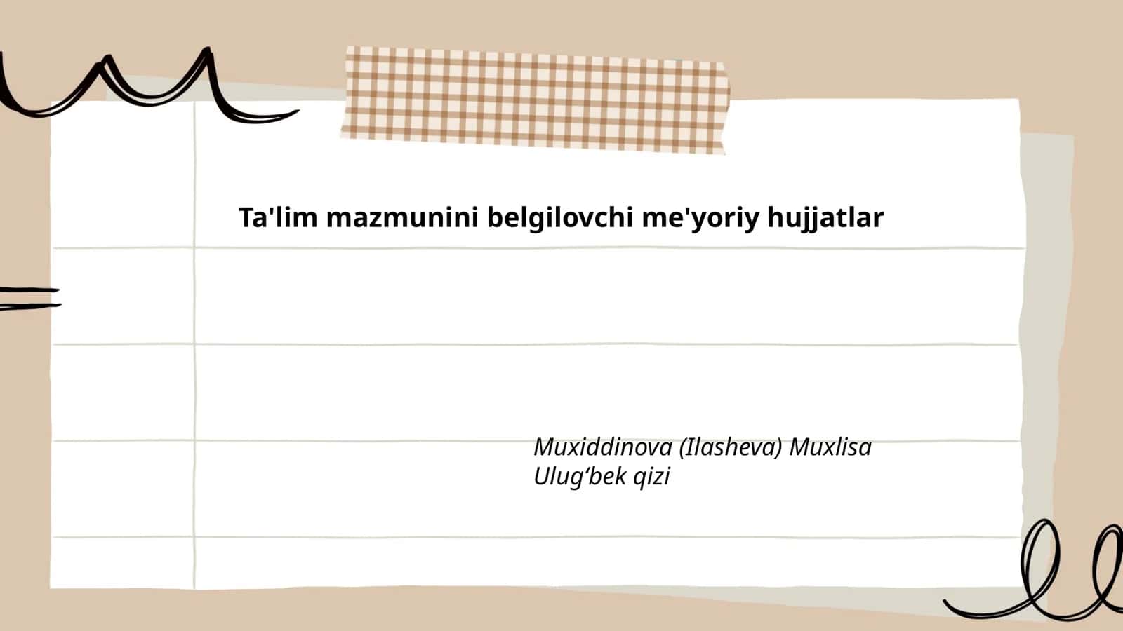 Davlat ta'lim standarti 1