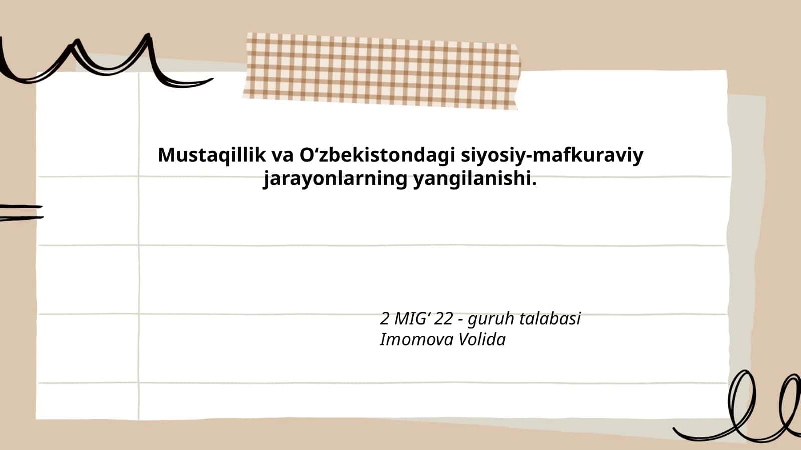 Mustaqillikning tarixiy asoslari 1