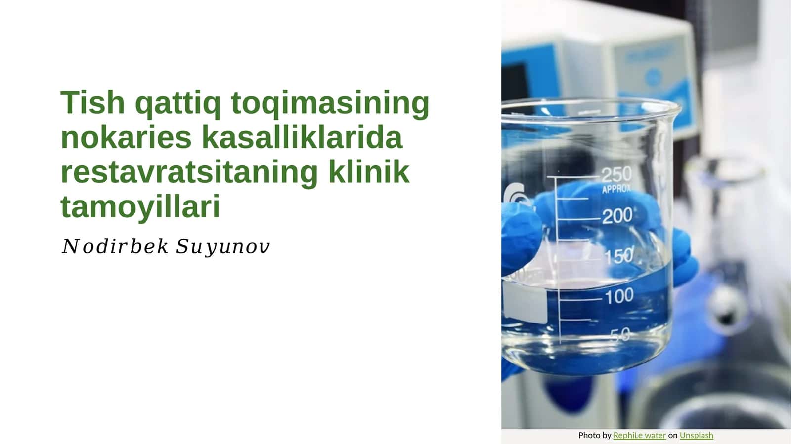 Tish toqimasining klinik tamoyillari 1