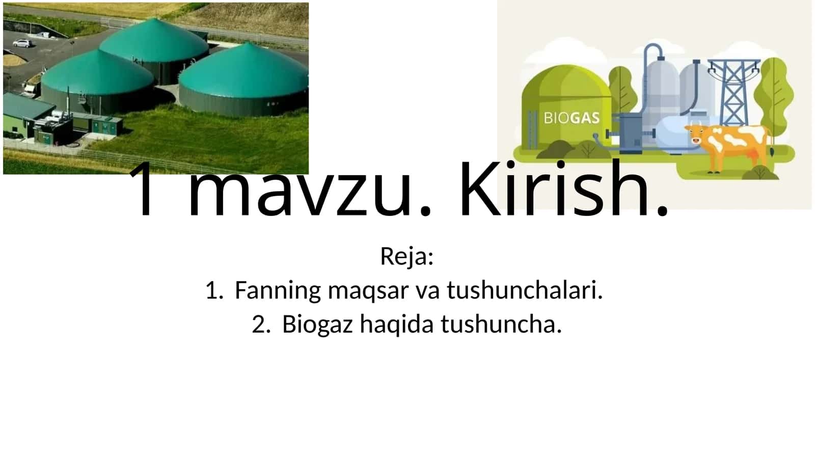 Fanning Maqsadlari va Tushunchalari 1