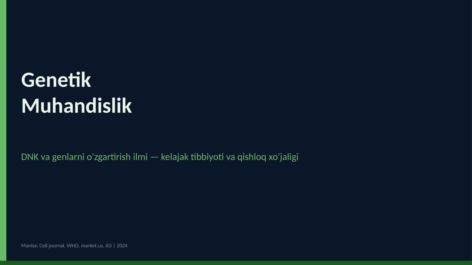 Genetik Muhandislik Ta'riflari 1