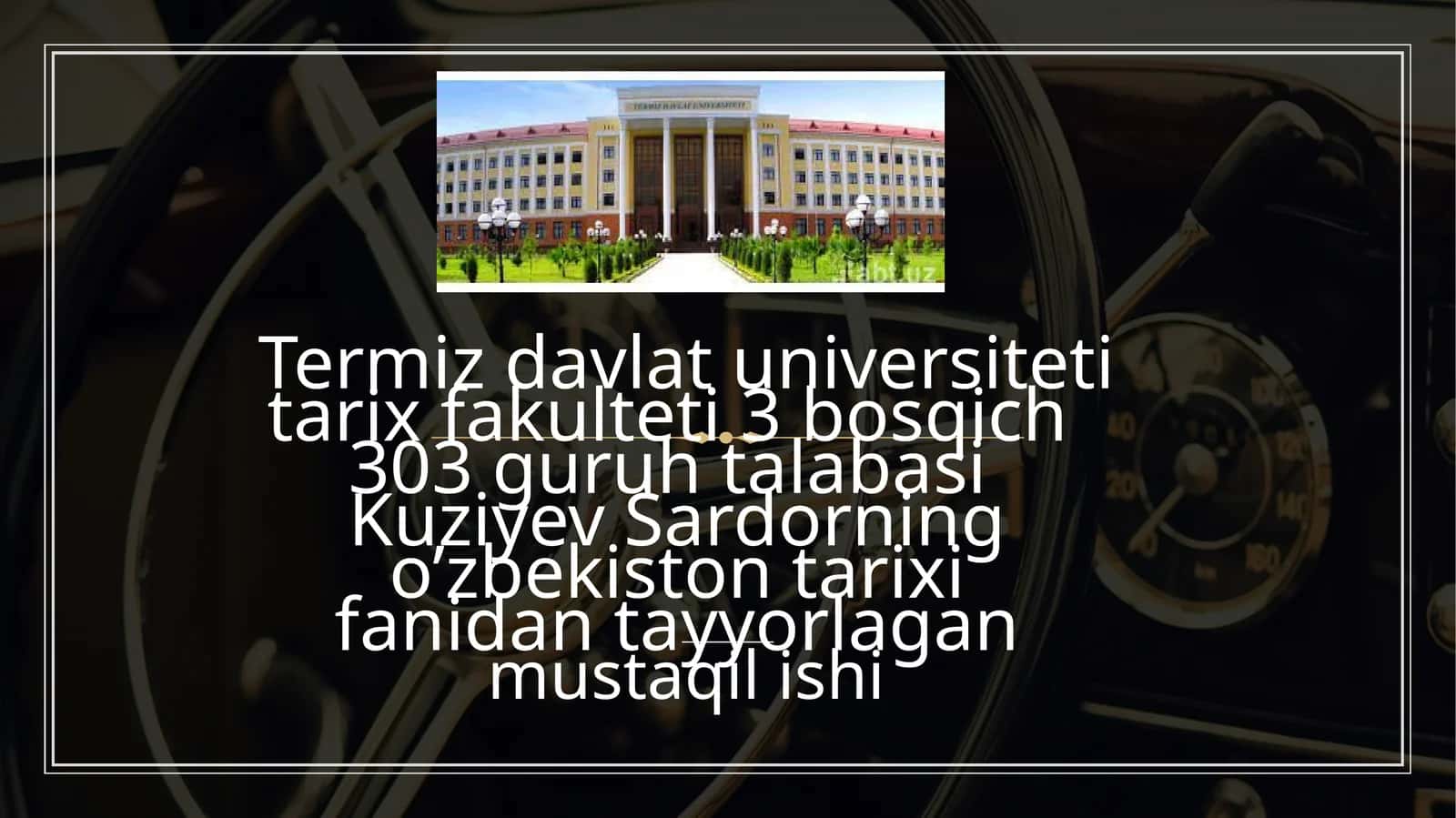 XIX ASR OXIRI XX ASR BOSHLARIDA BUXORO AMIRLIGI VA XIVA XONLIGIDAGI IJTIMOIY-IQTISODIY VA SIYOSIY HAYOT 1