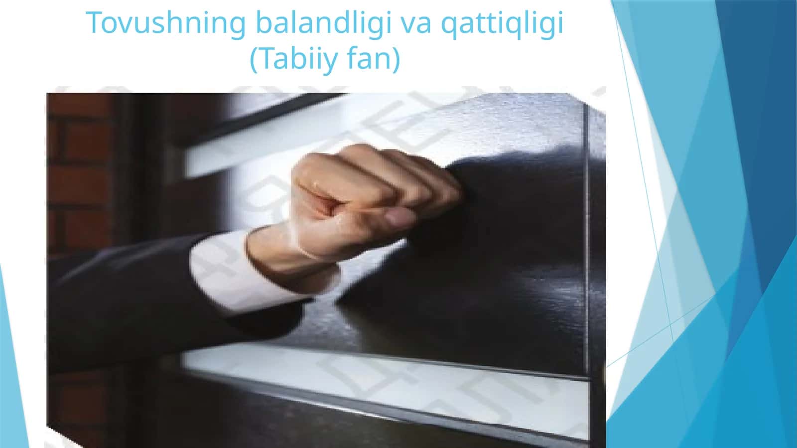 Tovushning balandligi va qattiqligi (Tabiiy fan) 1