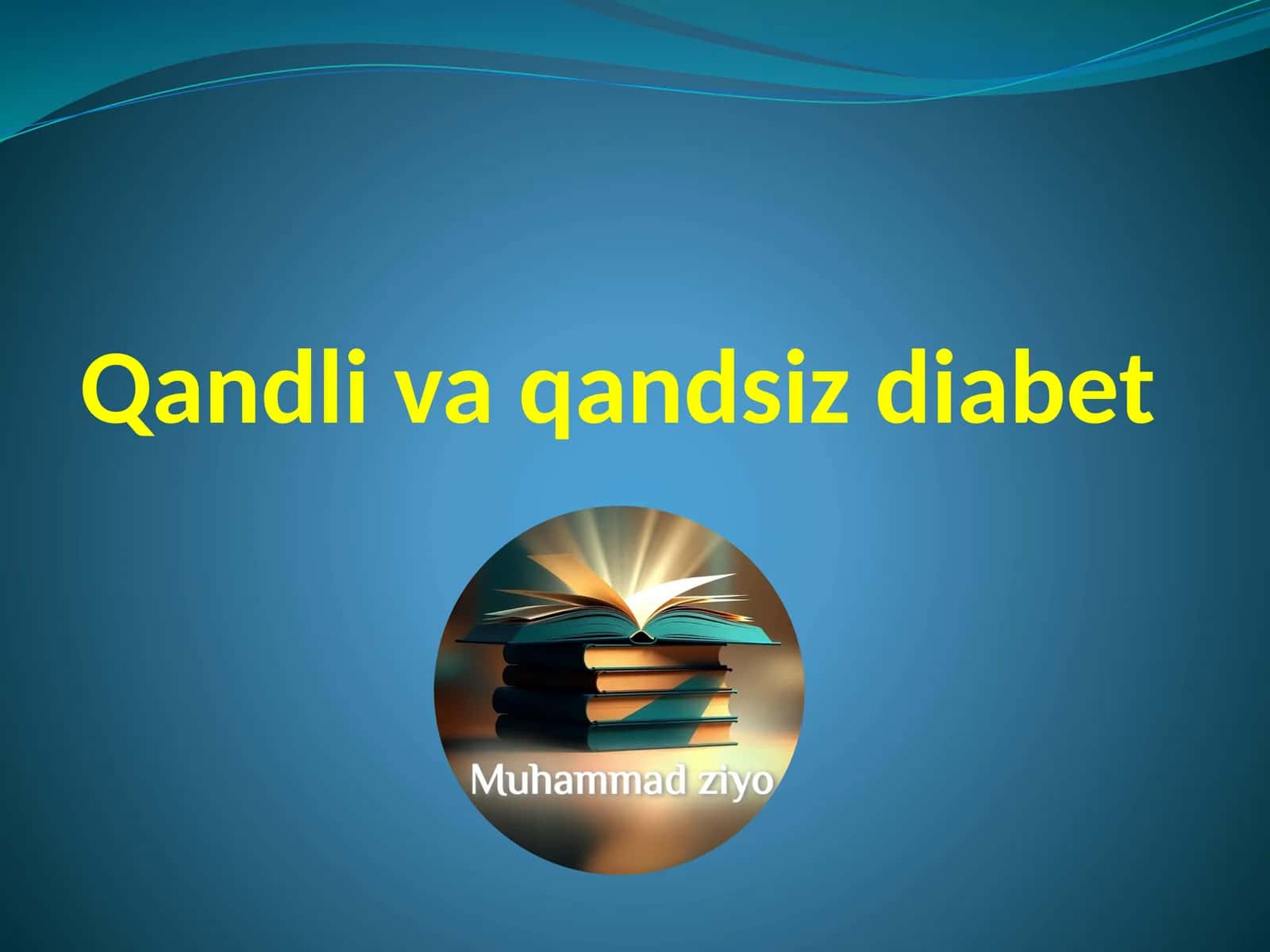 Qandli diabet 1