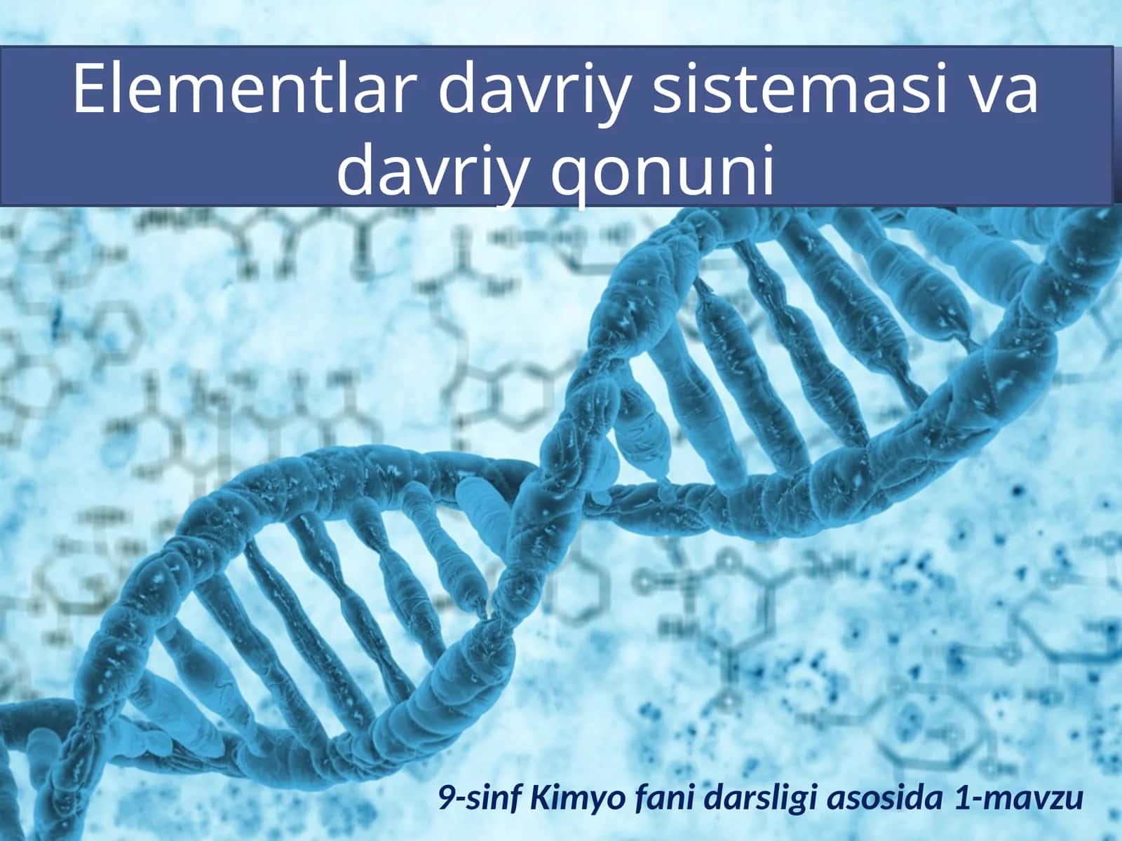 Elementlar davriy sistemasida davriy qonuni 1