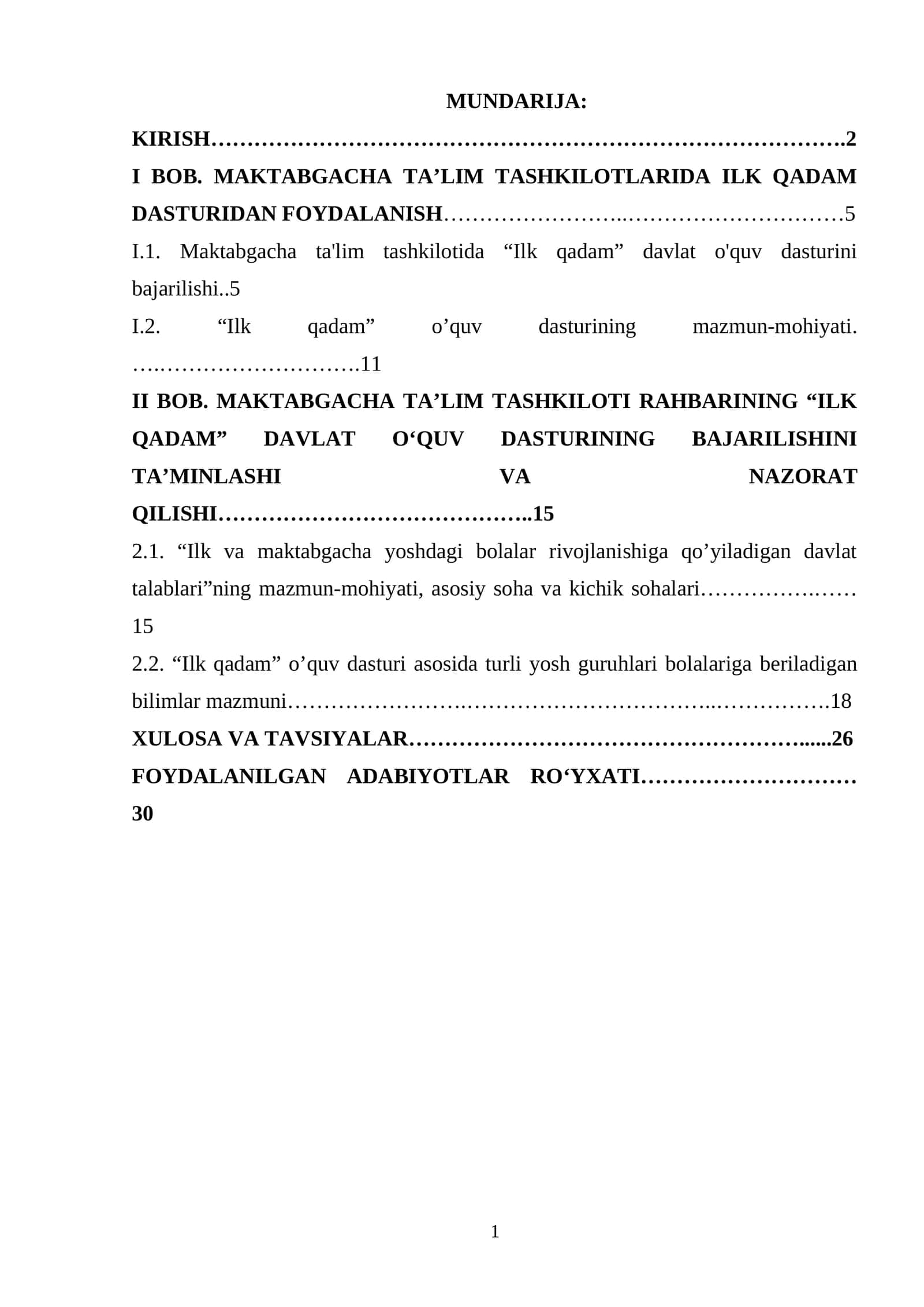 Zamonaviy maktabgacha ta’lim 1