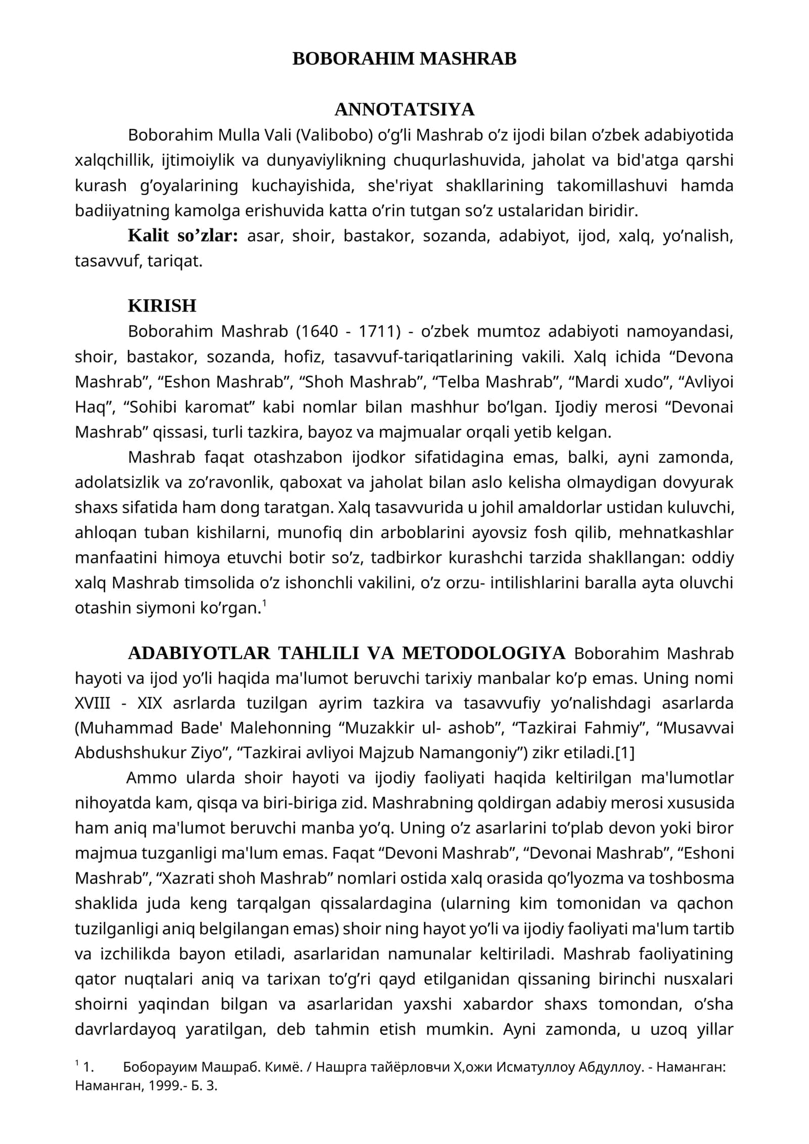 BOBORAHIM MASHRAB 1