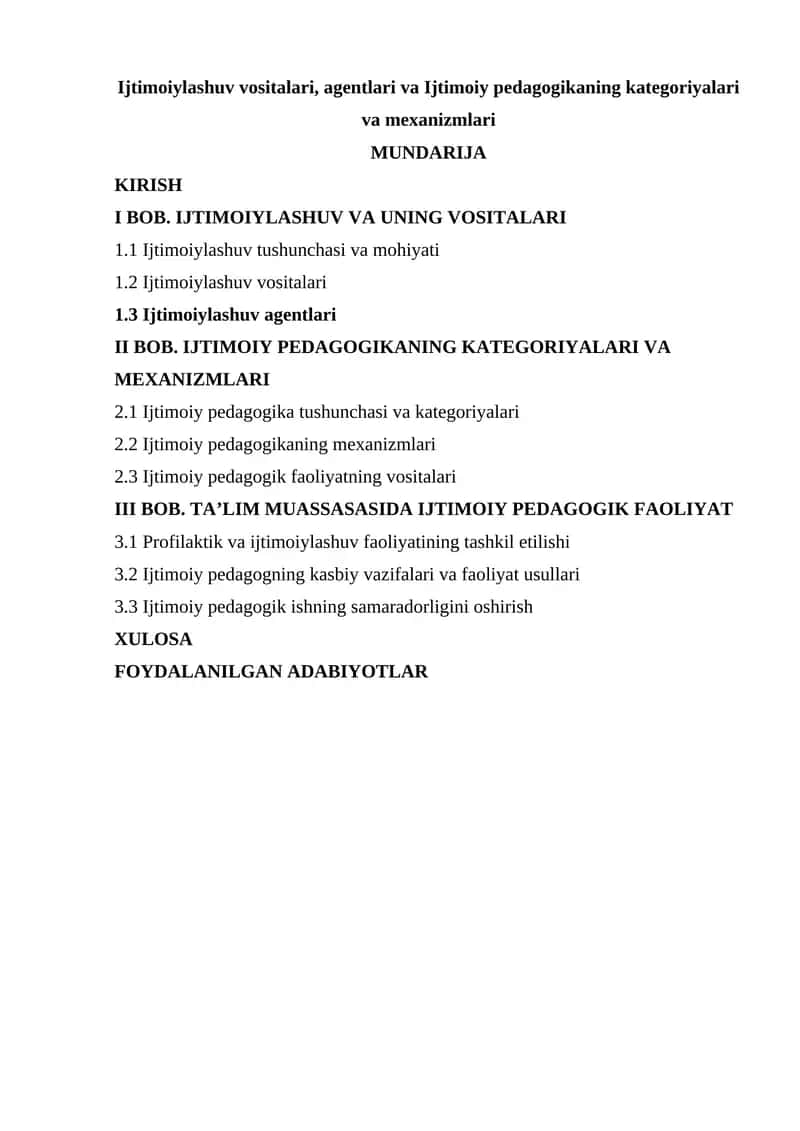 Ijtimoiy Pedagogik Faoliyat 1