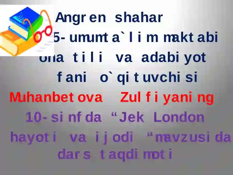 JekLondon hayotivaijodi