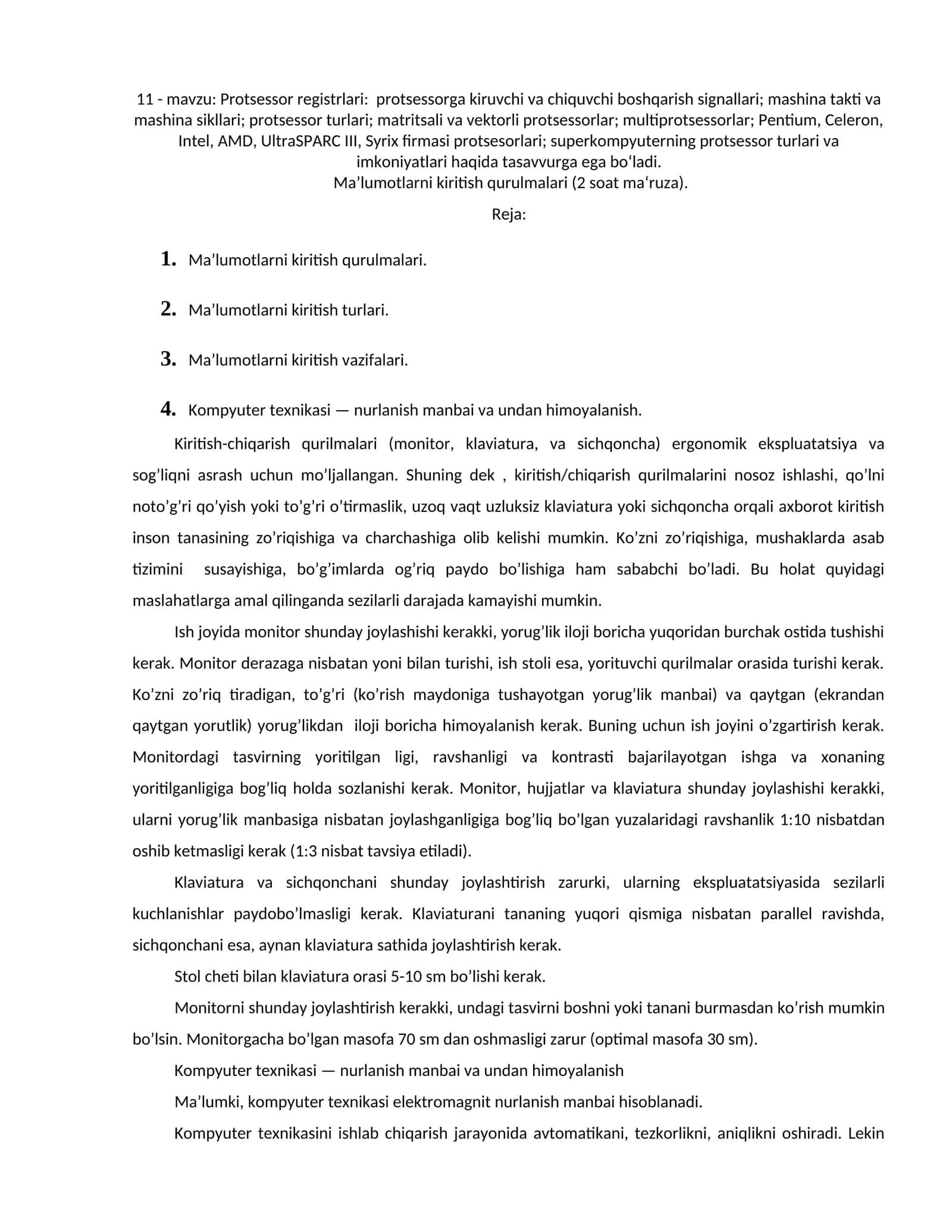 Protsessor registrlari 1