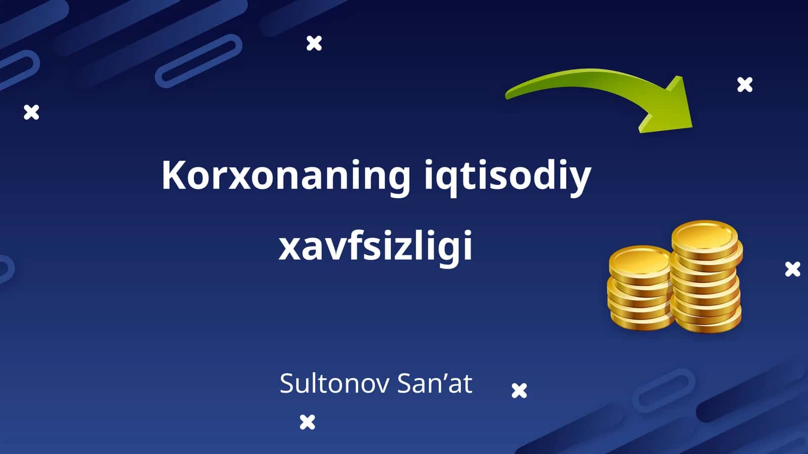 Korxonaning iqtisodiy xavfsizligi 1