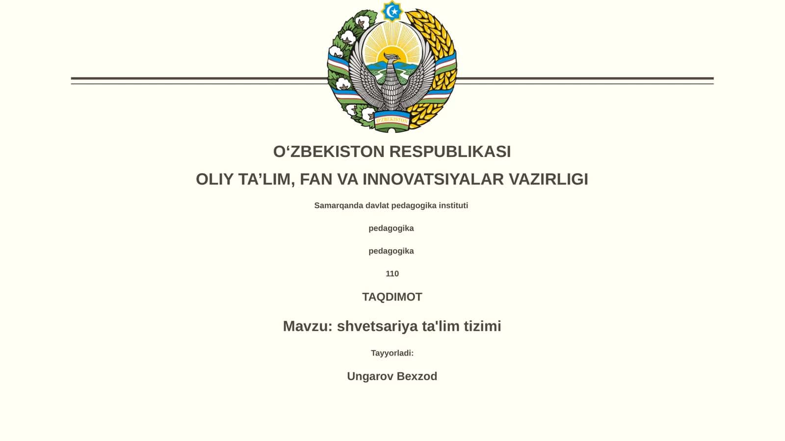 shvetsariya ta'lim tizimi 1