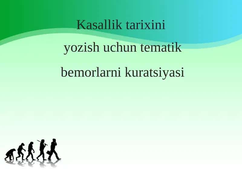 Kasallik tarixi 1