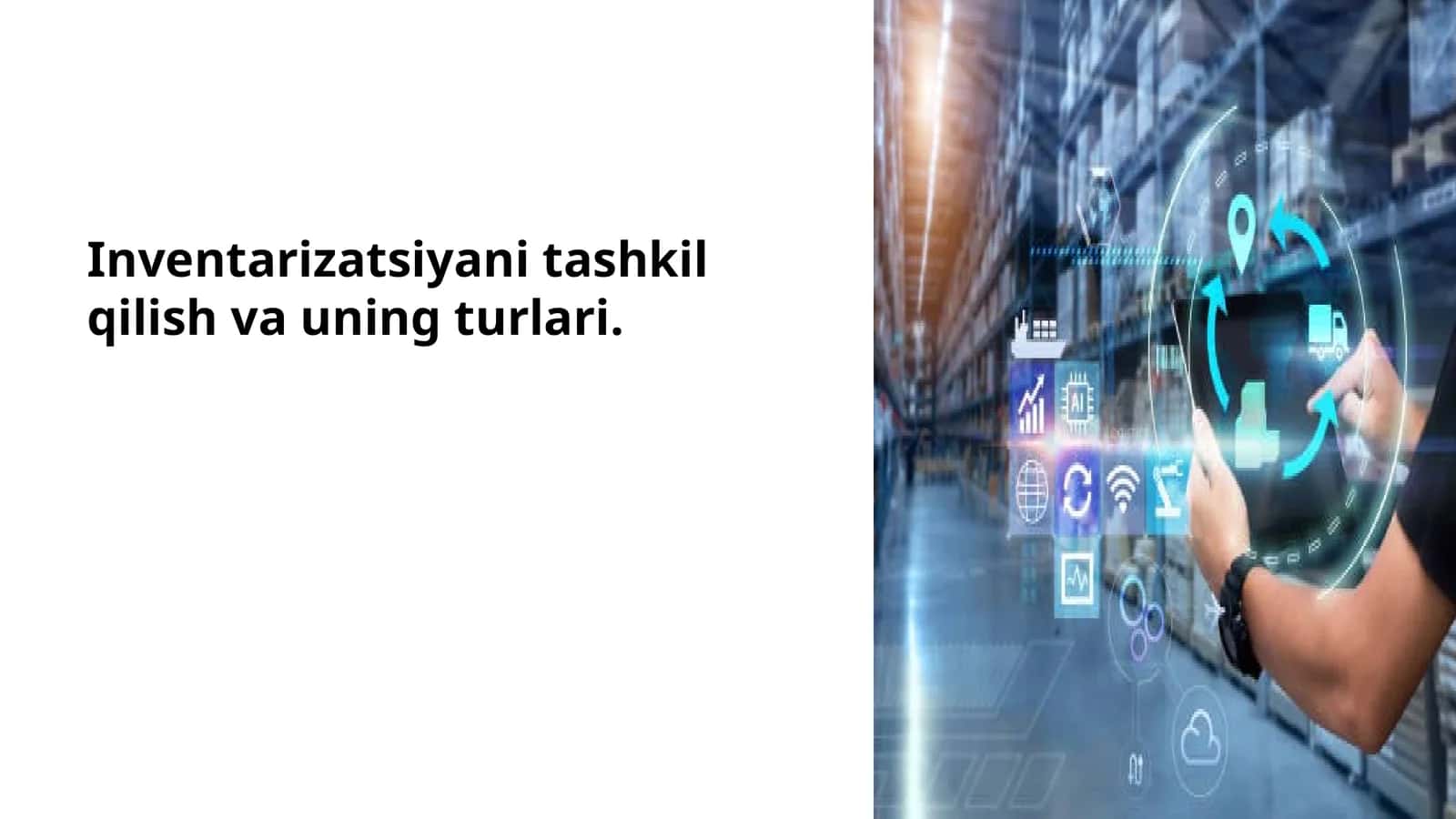 Inventarizatsiyani tashkil qilish va uning turlari 1