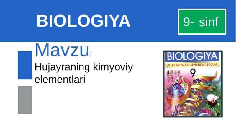 Hujayralar evolyutsiyasi-mustahkamlash 1
