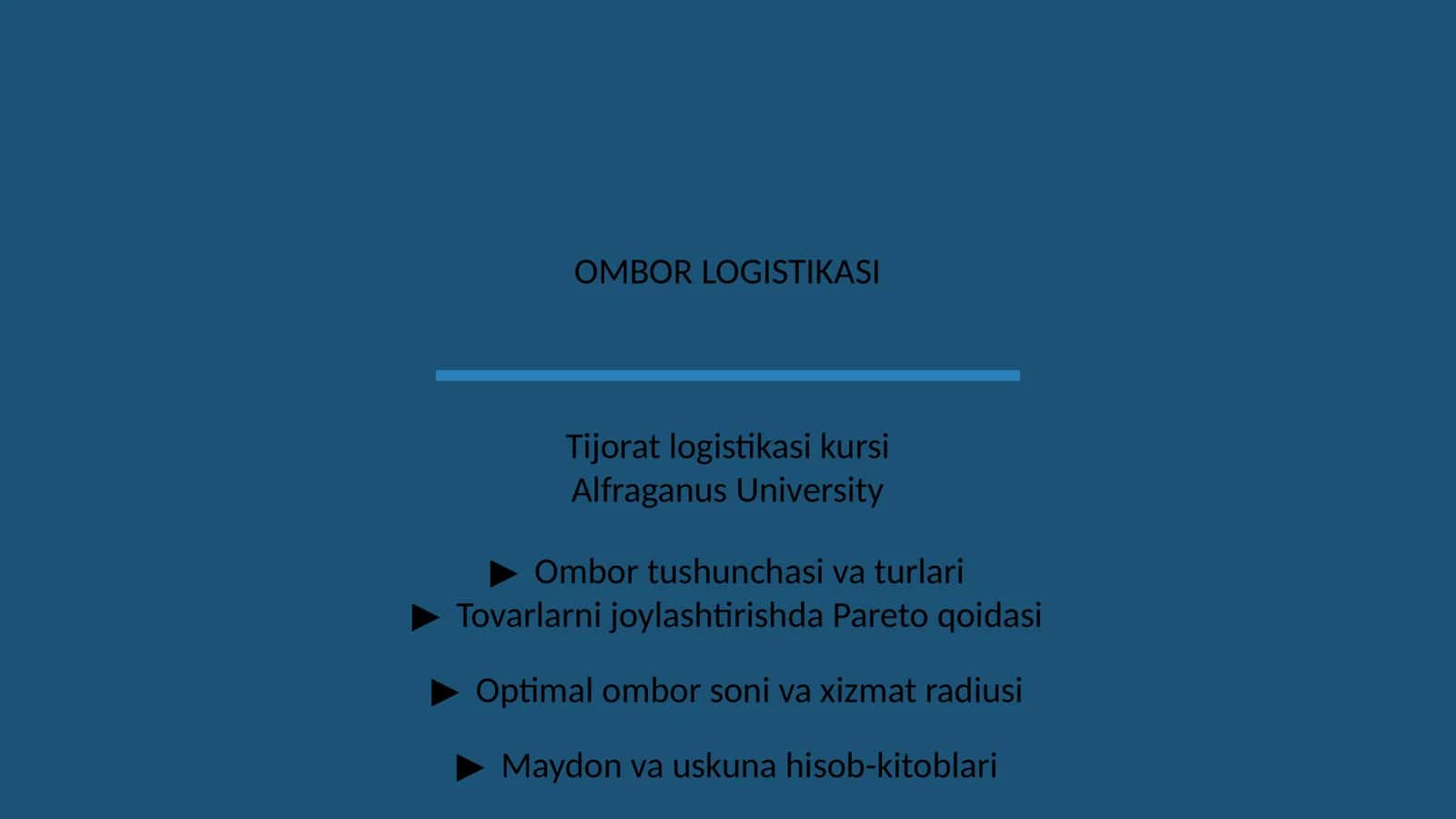 OMBOR LOGISTIKASI 1