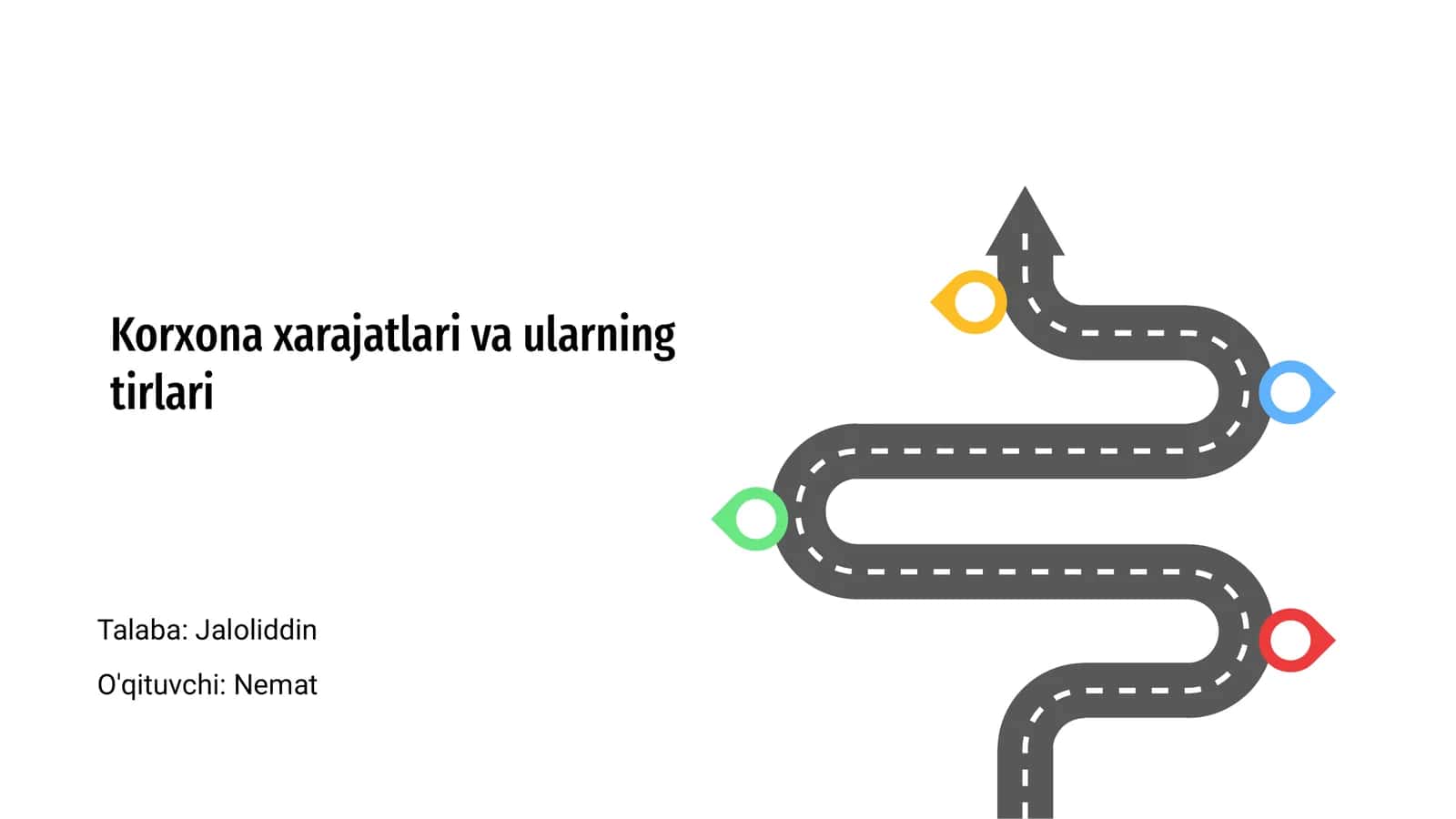 Korporatsiya xarajatlarining asosiy tushunchasi 1