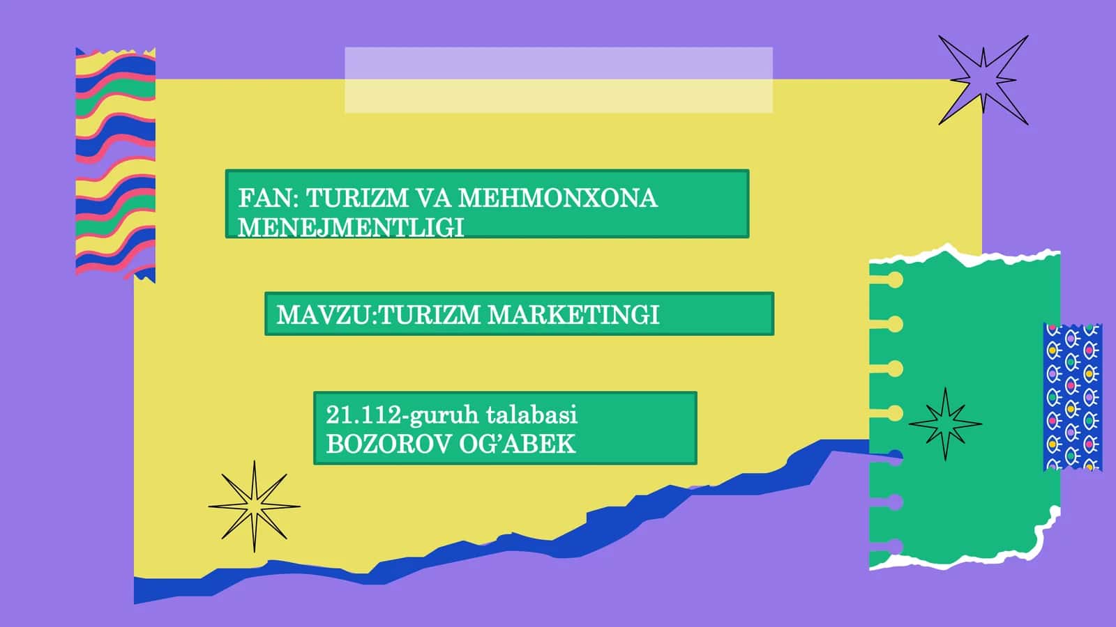 TURIZM MARKETINGI 1