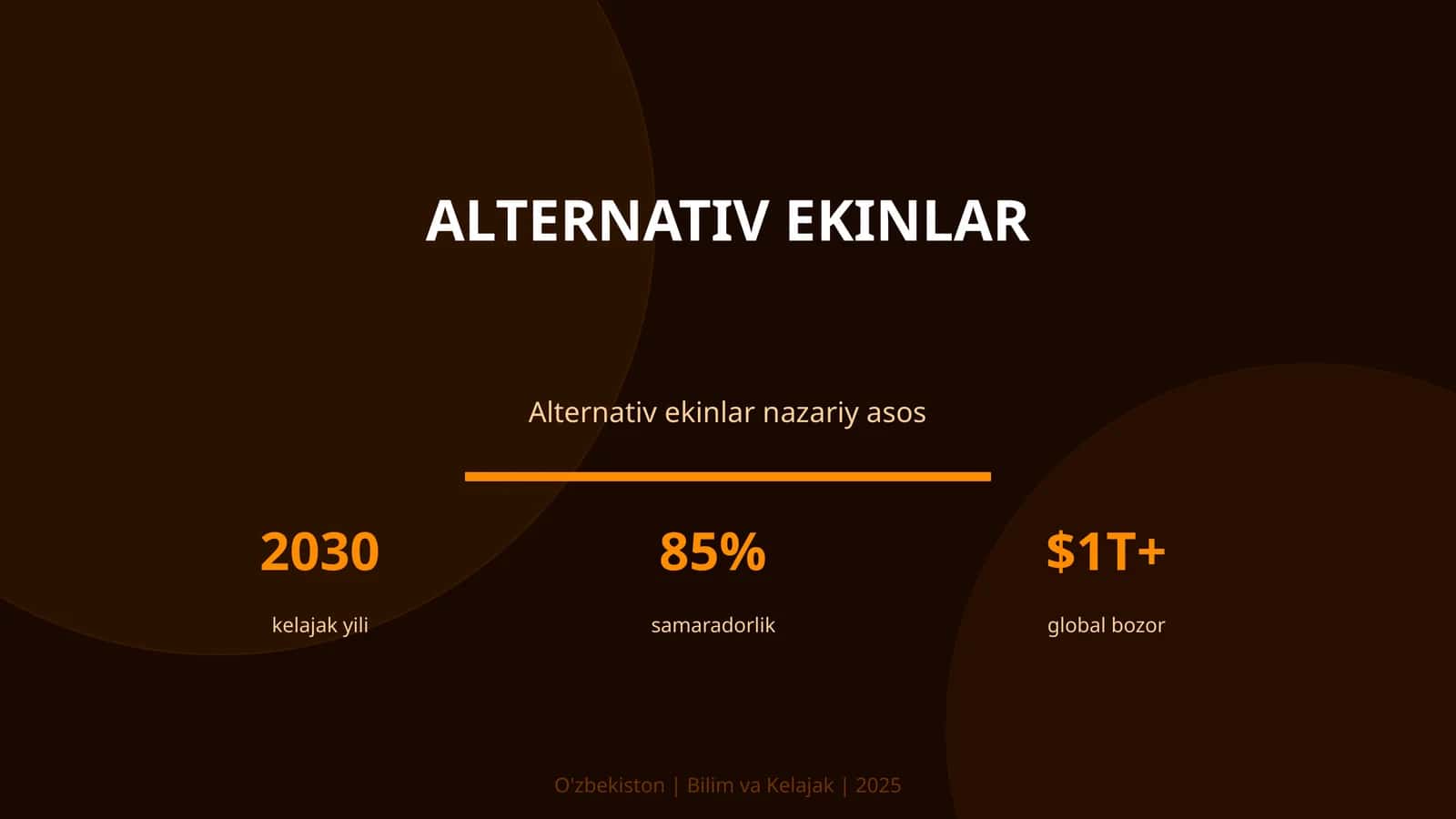 Alternativ ekinlar 1