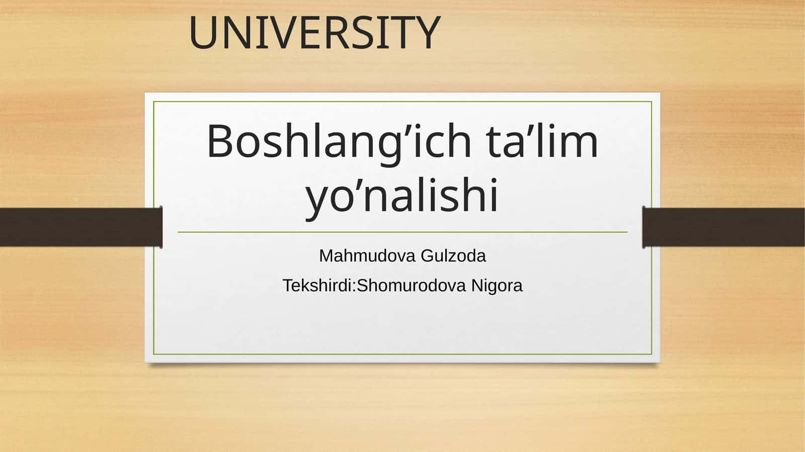 Boshlang’ich ta’lim yo’nalishi 1