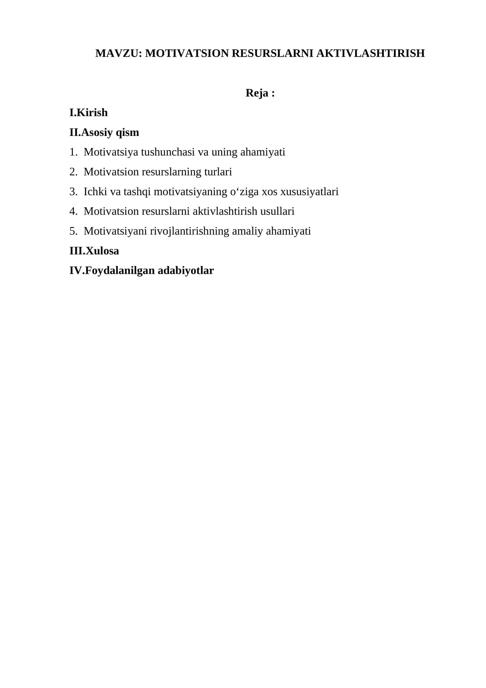 MOTIVATSION RESURSLARNI AKTIVLASHTIRISH 1