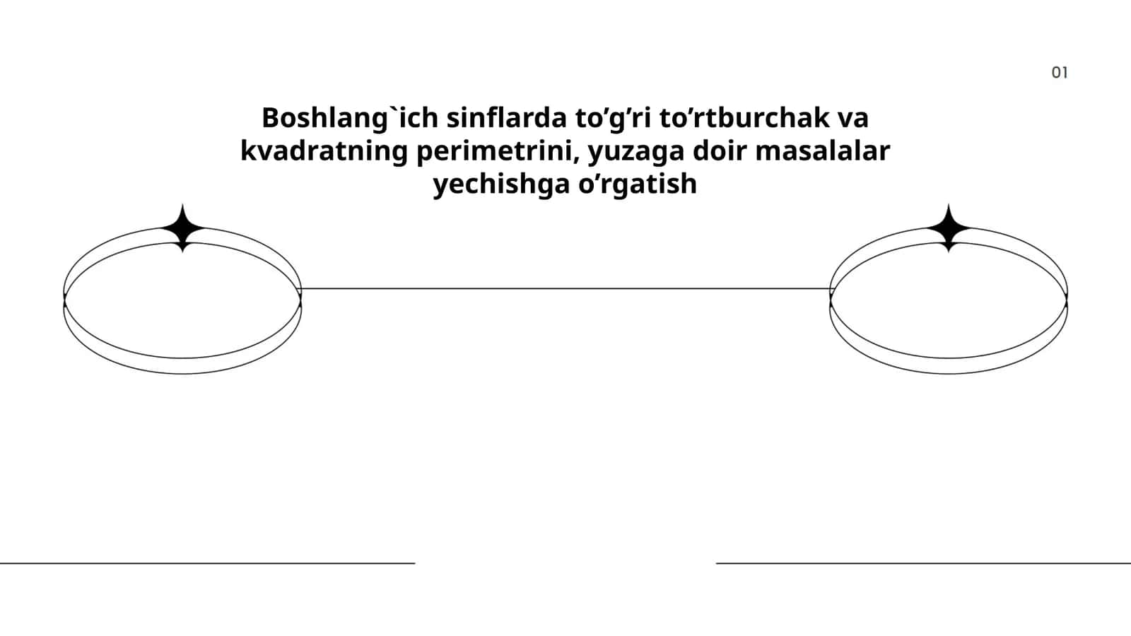 Boshlang`ich sinflarda to’g’ri to’rtburchak va kvadratning perimetrini, yuzaga doir masalalar yechishga o’rgatish 1