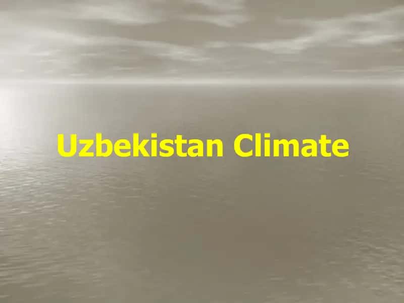 Uzbekistan Climate 1