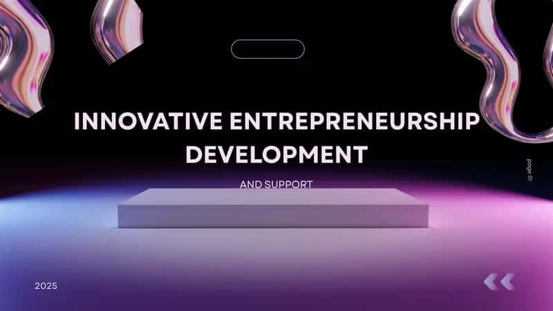 INNOVATIVE ENTREPRENEURSHIP DEVELOPMENT AND SUPPORT | INNOVATSION TADBIRKORLIKNI RIVOJLANTIRISH VA UNI QO'LLAB-QUVVATLASH(ENG) 1