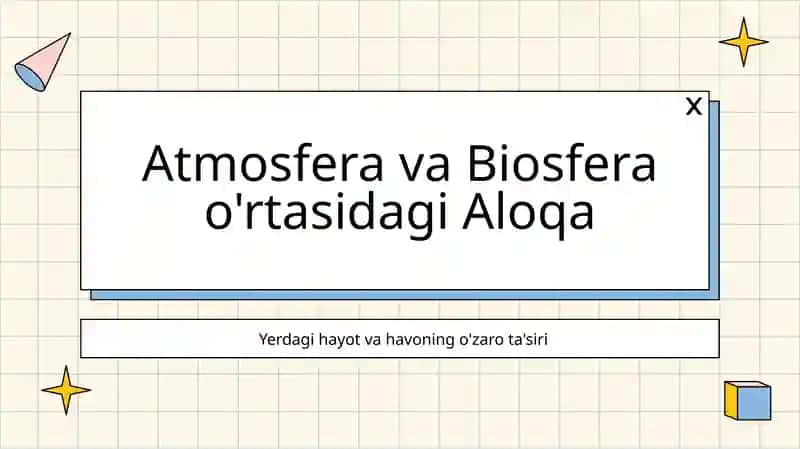 Atmosfera va Biosfera