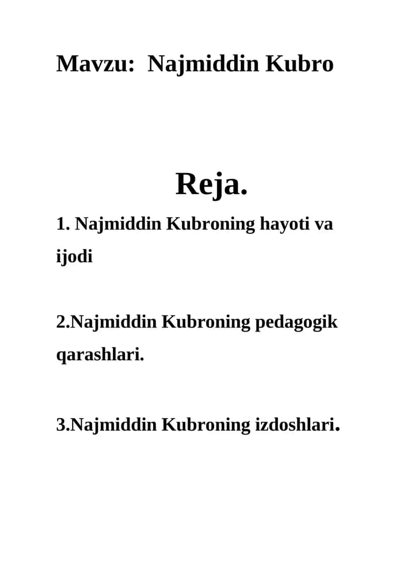 Najmiddin Kubro 1