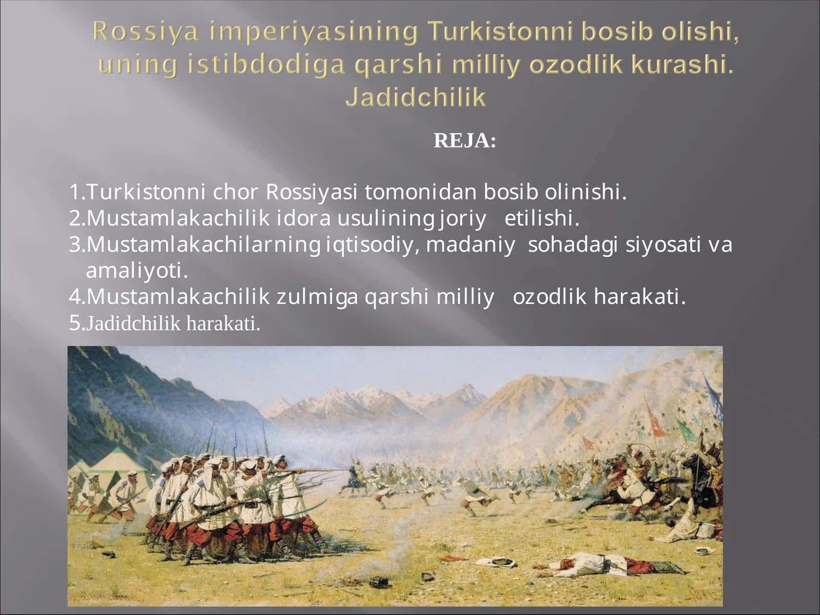Mustamlakachilik zulmiga qarshi milliy ozodlik harakati 1